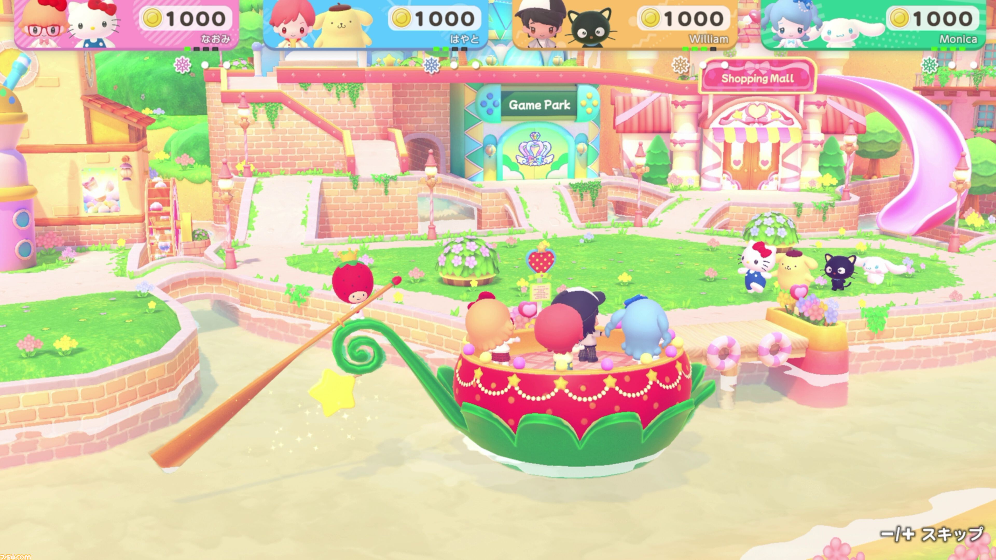 世界最速で体験プレイした『サンリオ パーティランド』は全編協力プレイのミニゲーム以外にもスローライフも楽しめて遊び応えもたっぷり＆超カワイイ！