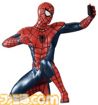 スパイダーマンのリアル造形フィギュアガチャが7月中旬発売。戦闘、新聞チェック、自撮りなどあらゆるシーンを再現