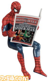 スパイダーマンのリアル造形フィギュアガチャが7月中旬発売。戦闘、新聞チェック、自撮りなどあらゆるシーンを再現