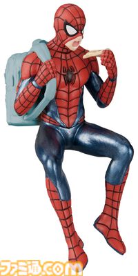 スパイダーマンのリアル造形フィギュアガチャが7月中旬発売。戦闘、新聞チェック、自撮りなどあらゆるシーンを再現