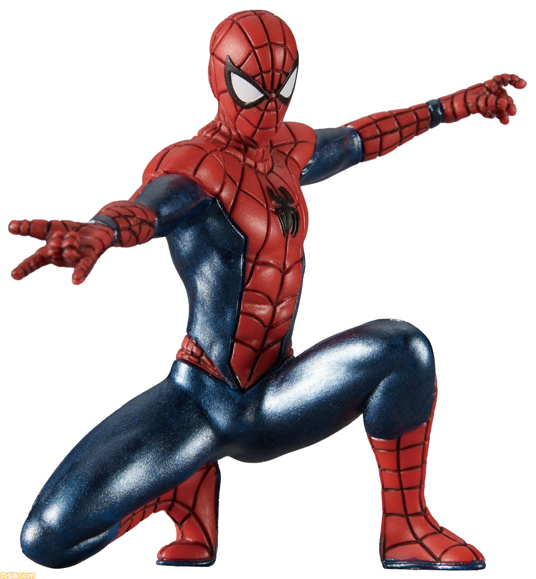 スパイダーマンのリアル造形フィギュアガチャが7月中旬発売。戦闘、新聞チェック、自撮りなどあらゆるシーンを再現