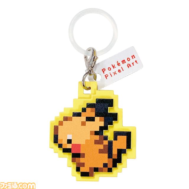 『ポケモン』ドット絵デザインのマスコットがガチャで発売。初代のパートナーポケモン、ピカチュウ、ゲンガーの全5種【7月下旬から】