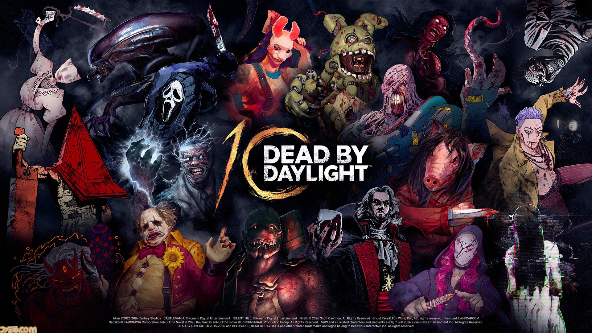 『DbD』新チャプターや『サイレントヒルf』『ディアブロ』コラボも。10周年を記念した新展開を発表。映画版は2027年後半公開予定