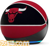NBA特別仕様の“Echo Dot”がAmazonで販売中。レイカーズ、ウォリアーズ、ブルズなどロゴ入りで全6種。話しかければ試合情報もチェックできる