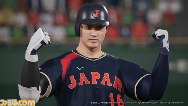『プロ野球スピリッツ2026』各国代表選手の最新ビジュアルが公開。大谷翔平選手がかなり似ている
