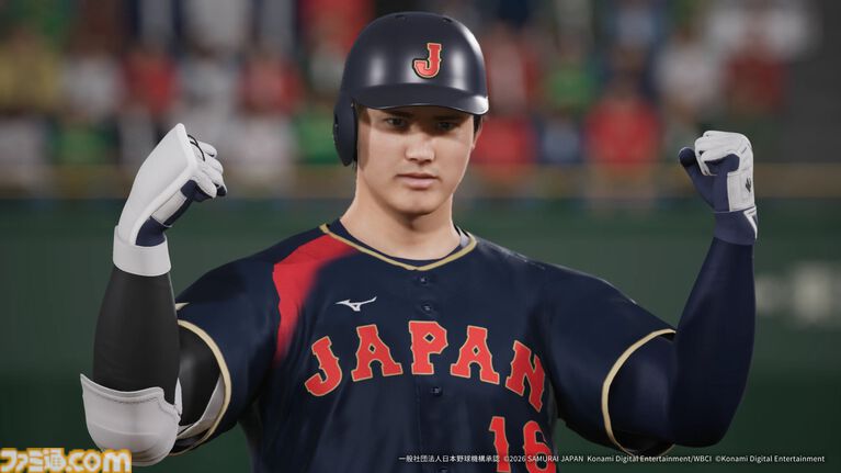 『プロ野球スピリッツ2026』各国代表選手の最新ビジュアルが公開。大谷翔平選手がかなり似ている
