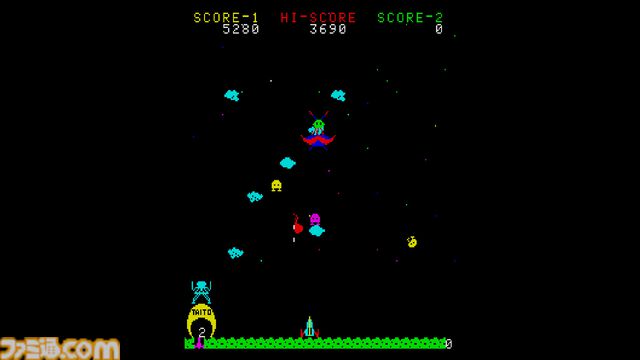 【アケアカ】『スペースサイクロン』6月18日配信。進撃してくるベームを撃ち落とす、タイトーのシューティングゲーム