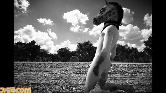 発売禁止ホラー『HORSES』日本語対応。“馬マスク人間”たちを家畜のように飼育する農場で過ごす、常軌を逸した14日間