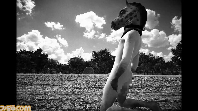 発売禁止ホラー『HORSES』日本語対応。“馬マスク人間”たちを家畜のように飼育する農場で過ごす、常軌を逸した14日間