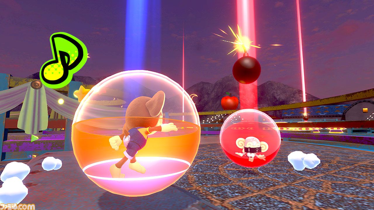 Switch『スーパーモンキーボール バナナランブル』“バトルモード”レビューとちょっと攻略。レースにバナナ収集にロボ撃破、16人でわちゃわちゃ対戦