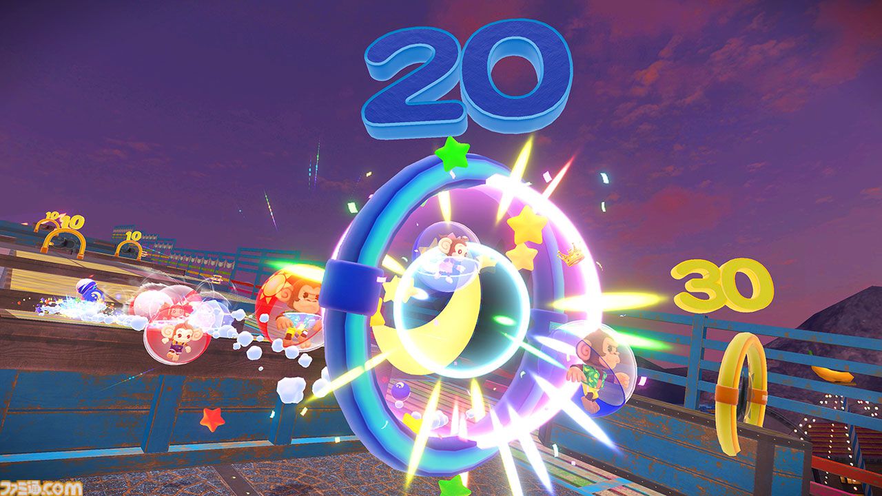 Switch『スーパーモンキーボール バナナランブル』“バトルモード”レビューとちょっと攻略。レースにバナナ収集にロボ撃破、16人でわちゃわちゃ対戦