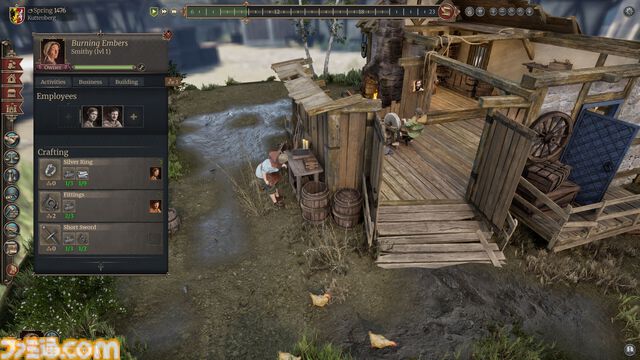 『The Guild - Europa 1410』商売や政治、ときには犯罪にも手を出して繁栄を目指せ。中世ヨーロッパ都市人生シムの体験版が配信開始