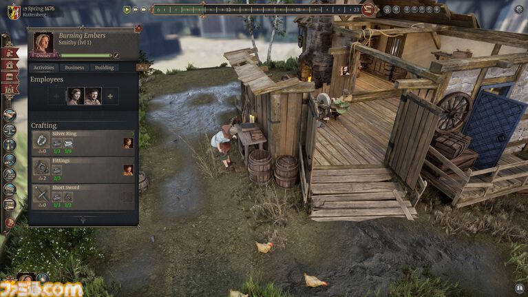 『The Guild - Europa 1410』商売や政治、ときには犯罪にも手を出して繁栄を目指せ。中世ヨーロッパ都市人生シムの体験版が配信開始