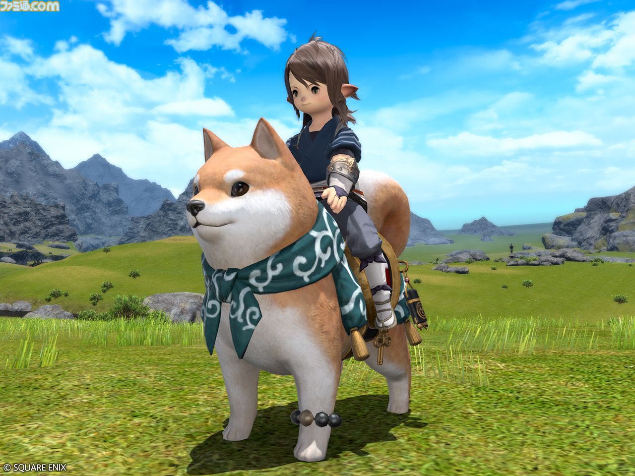 『FF14』渋谷区ふるさと納税の返礼品としてインゲームアイテムが提供開始。幻想薬や柴犬マウント、コスチュームセットなどが対象