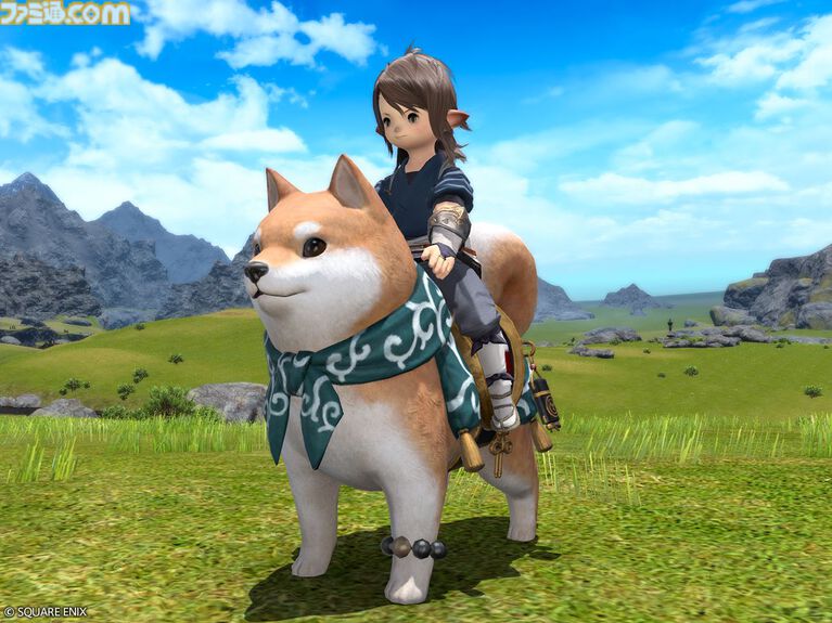 『FF14』渋谷区ふるさと納税の返礼品としてインゲームアイテムが提供開始。幻想薬や柴犬マウント、コスチュームセットなどが対象