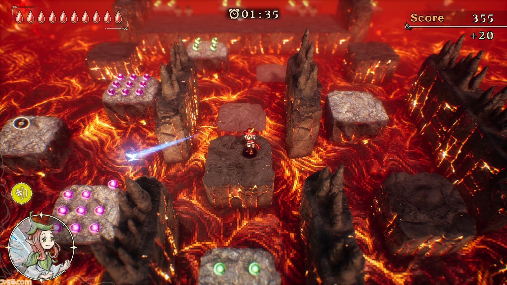 『冒険家エリオットの千年物語』フェイが魔法を覚えるとミニゲーム“フェイの魔法レッスン”が遊べるように。蛮族との連戦に挑む“試練の聖堂”では特別な報酬が！
