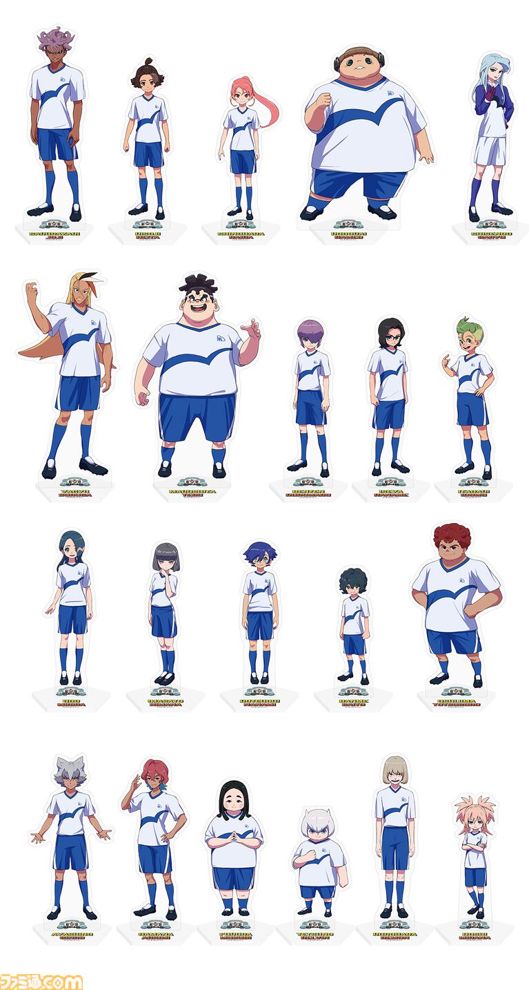 『イナイレ 英雄たちのヴィクトリーロード』鬼道や吹雪ら円堂世代から雲明編メンバーまで集結。総勢95名のアクスタがエビテンで予約開始