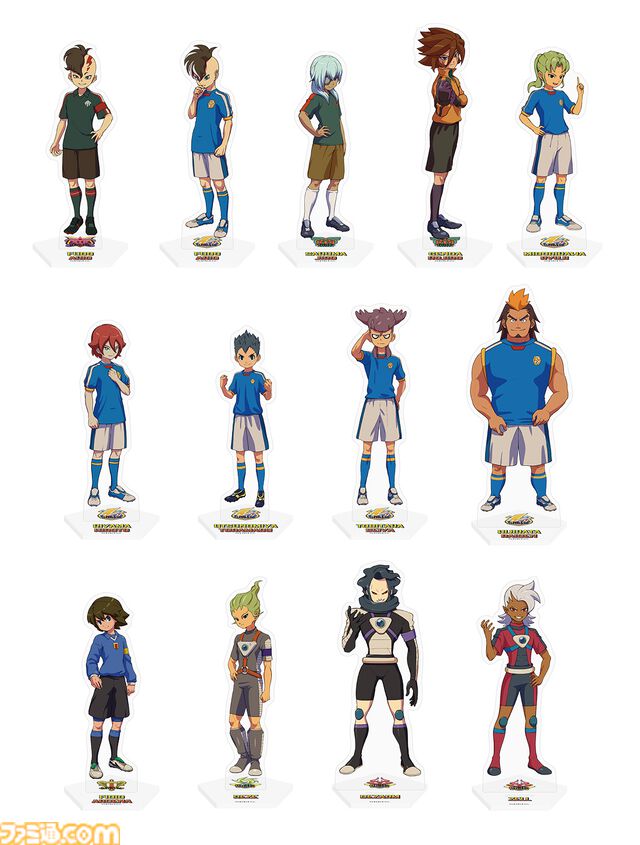 『イナイレ 英雄たちのヴィクトリーロード』鬼道や吹雪ら円堂世代から雲明編メンバーまで集結。総勢95名のアクスタがエビテンで予約開始