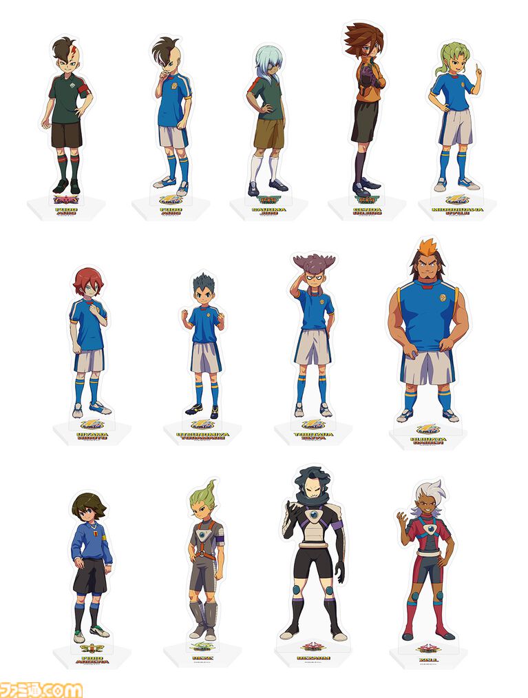 『イナイレ 英雄たちのヴィクトリーロード』鬼道や吹雪ら円堂世代から雲明編メンバーまで集結。総勢95名のアクスタがエビテンで予約開始