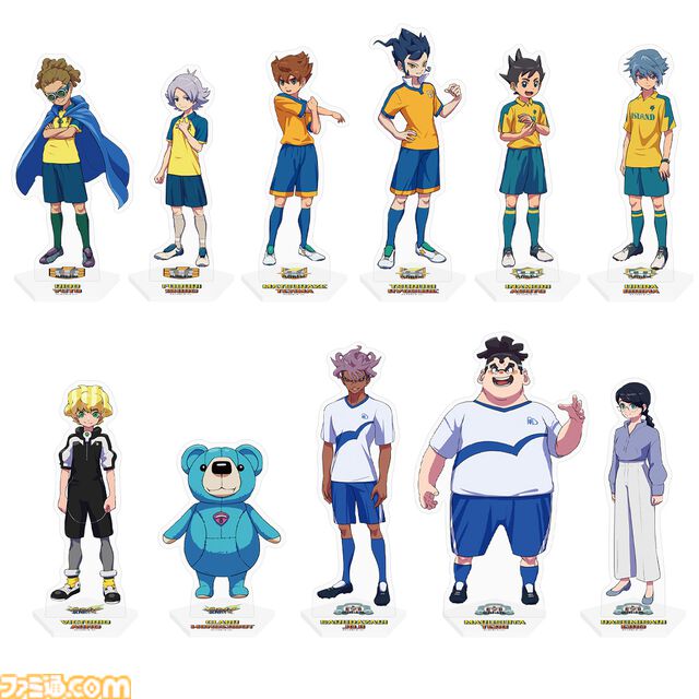 『イナイレ 英雄たちのヴィクトリーロード』鬼道や吹雪ら円堂世代から雲明編メンバーまで集結。総勢95名のアクスタがエビテンで予約開始