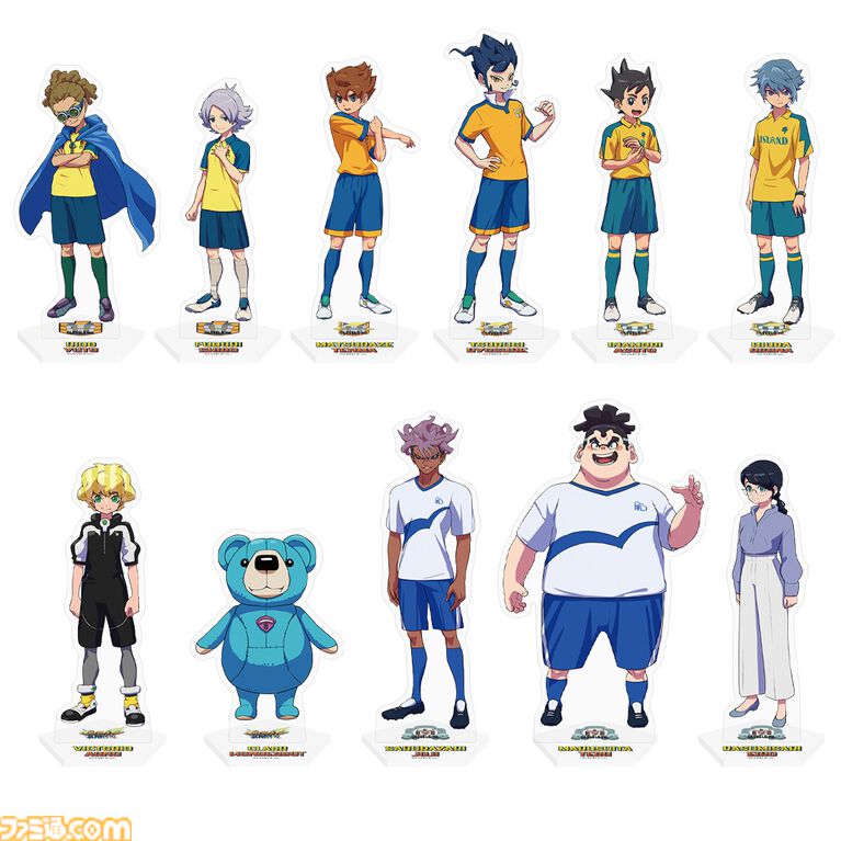『イナイレ 英雄たちのヴィクトリーロード』鬼道や吹雪ら円堂世代から雲明編メンバーまで集結。総勢95名のアクスタがエビテンで予約開始