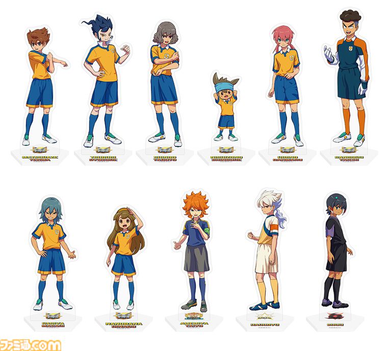 『イナイレ 英雄たちのヴィクトリーロード』鬼道や吹雪ら円堂世代から雲明編メンバーまで集結。総勢95名のアクスタがエビテンで予約開始
