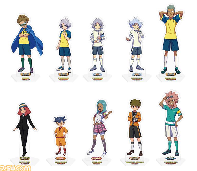 『イナイレ 英雄たちのヴィクトリーロード』鬼道や吹雪ら円堂世代から雲明編メンバーまで集結。総勢95名のアクスタがエビテンで予約開始