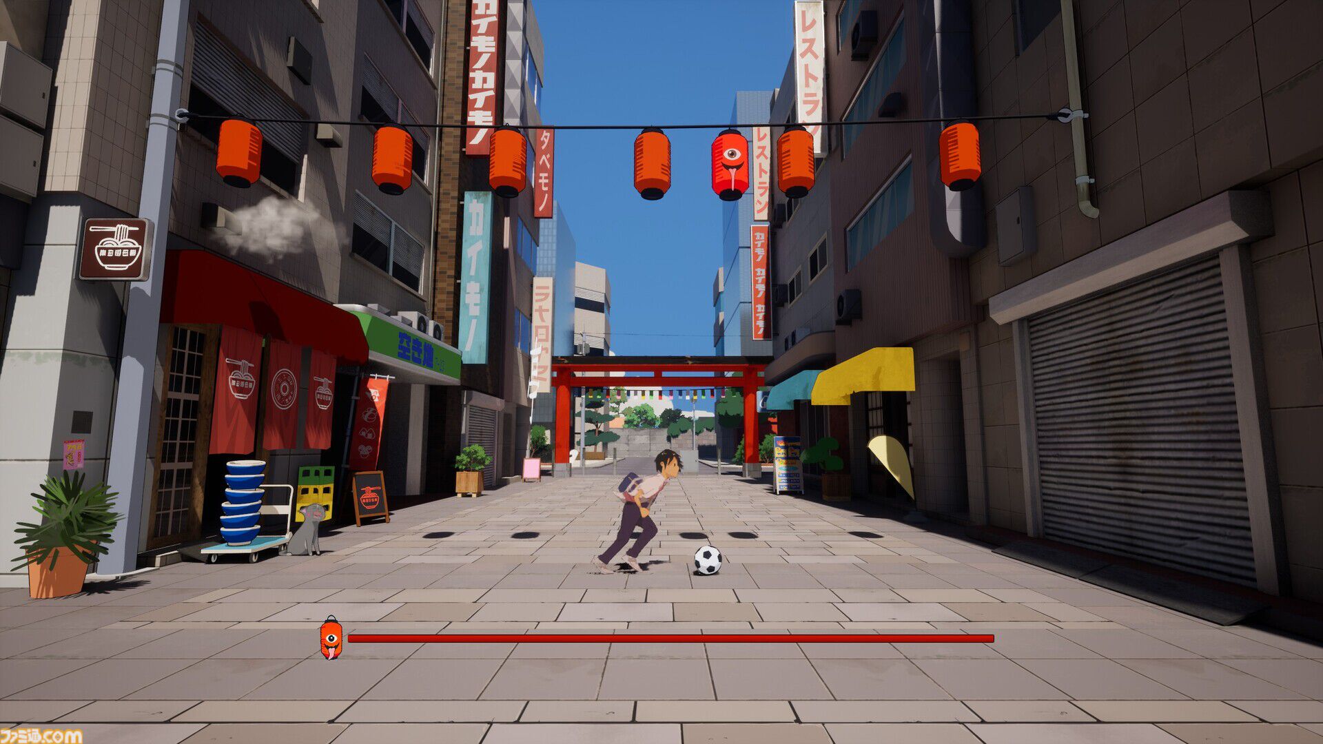 『Kick』サッカー少年の日常がゲーム化。ボール蹴りながら道を進むシンプルな横スクロールアクションが7月31日配信。Steamにてデモ版配信中