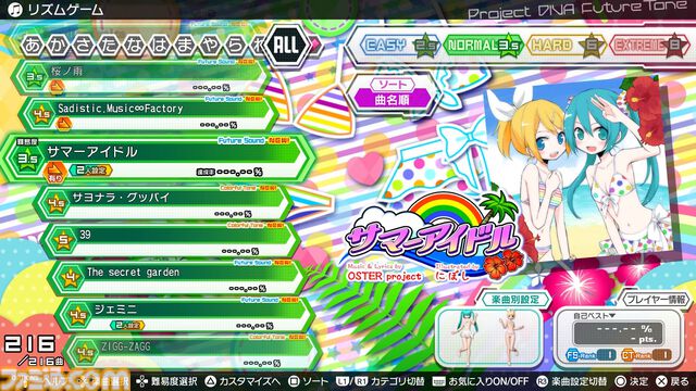 PS4『初音ミク プロジェクト ディーヴァ フューチャートーン』10周年。『バーチャファイター』などでおなじみのAM2研が手掛けたリズムゲームの傑作【今日は何の日？】
