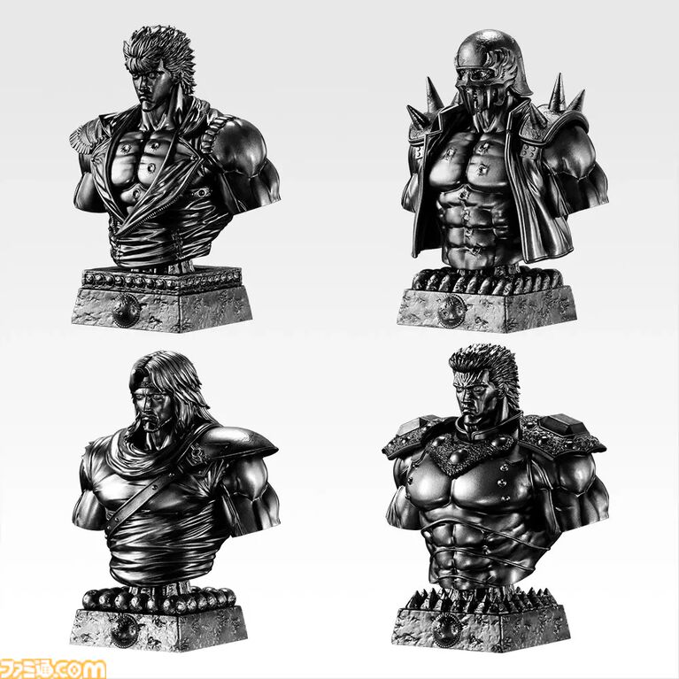 『北斗の拳』新作一番くじが本日(6/20)発売。ケンシロウ、レイ、ラオウのフィギュアほか、北斗四兄弟のメタリック胸像や“世紀末タオル”がラインアップ