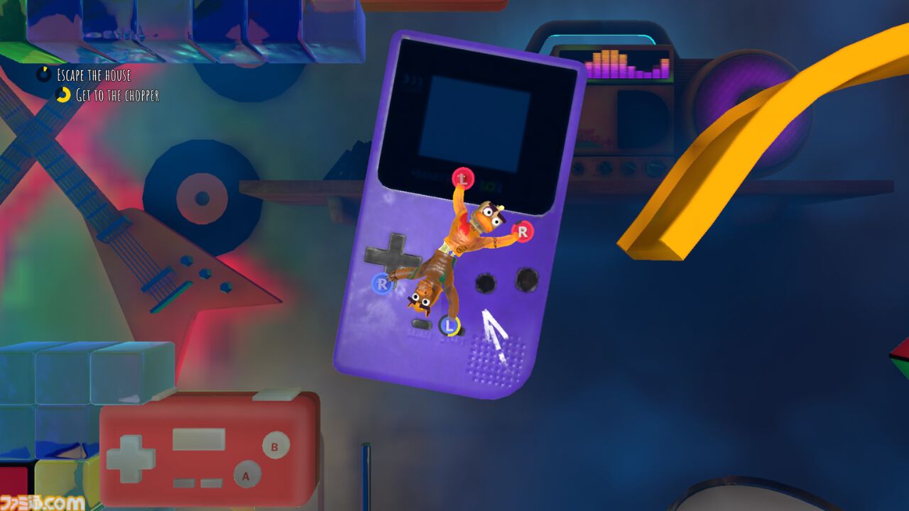 『スタック・トゥギャザー』友情崩壊クライミングアクションがSwitchにて6月25日より配信。トラップ満載の家から息をあわせて脱出せよ
