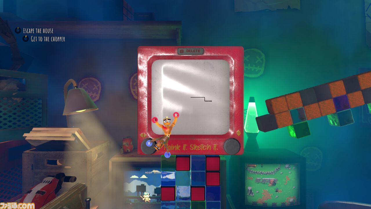 『スタック・トゥギャザー』友情崩壊クライミングアクションがSwitchにて6月25日より配信。トラップ満載の家から息をあわせて脱出せよ