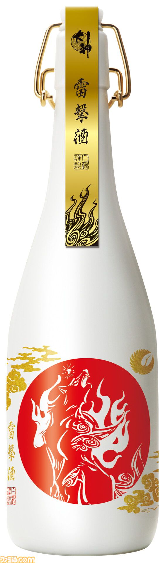 『大神』が日本酒メーカー“白鶴”とコラボ。ヤマタノオロチ討伐で奇跡を起こした“雷撃酒”から着想を得た特別なお酒に。受注生産にて予約開始