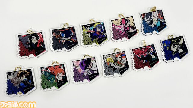『ペルソナ5 ザ・ロイヤル』のグッズが100ショップで発売決定。アクスタやキーホルダー、ぬいぐるみポーチなど全8種