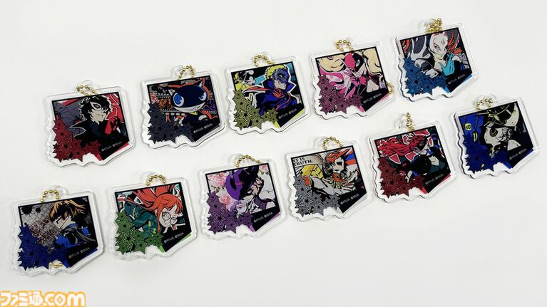 『ペルソナ5 ザ・ロイヤル』のグッズが100ショップで発売決定。アクスタやキーホルダー、ぬいぐるみポーチなど全8種