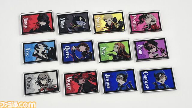 『ペルソナ5 ザ・ロイヤル』のグッズが100ショップで発売決定。アクスタやキーホルダー、ぬいぐるみポーチなど全8種