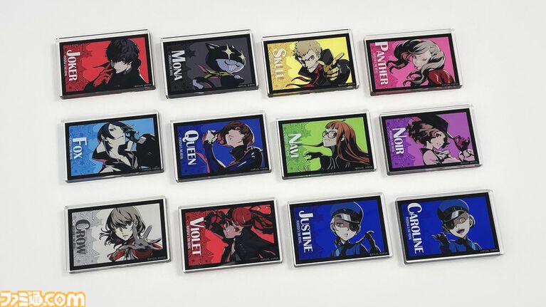 『ペルソナ5 ザ・ロイヤル』のグッズが100ショップで発売決定。アクスタやキーホルダー、ぬいぐるみポーチなど全8種