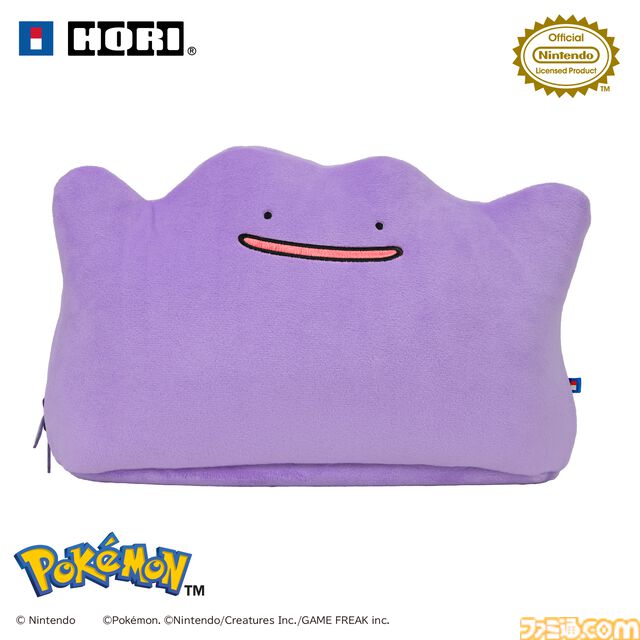 『ポケモン』メタモンのポーチとバッグが2026年7月発売。Switch2本体とアダプターがすっぽり入るサイズ感。バッグは周辺機器も入る大容量
