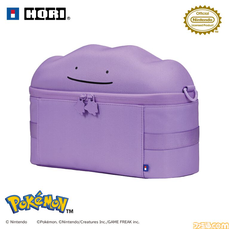 『ポケモン』メタモンのポーチとバッグが2026年7月発売。Switch2本体とアダプターがすっぽり入るサイズ感。バッグは周辺機器も入る大容量