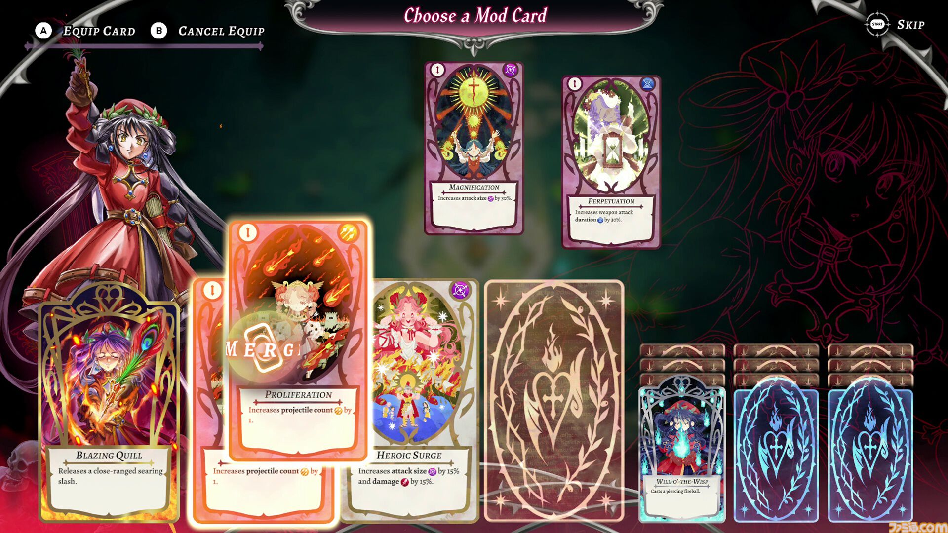 『Hell Maiden』弾幕サバイバルデッキ構築アクション、早期アクセス版が7月16日配信。カードを収集・強化・融合して悪魔たちに立ち向かう