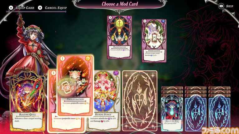 『Hell Maiden』弾幕サバイバルデッキ構築アクション、早期アクセス版が7月16日配信。カードを収集・強化・融合して悪魔たちに立ち向かう