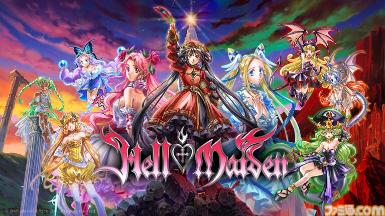『Hell Maiden』弾幕サバイバルデッキ構築アクション、早期アクセス版が7月16日配信。カードを収集・強化・融合して悪魔たちに立ち向かう