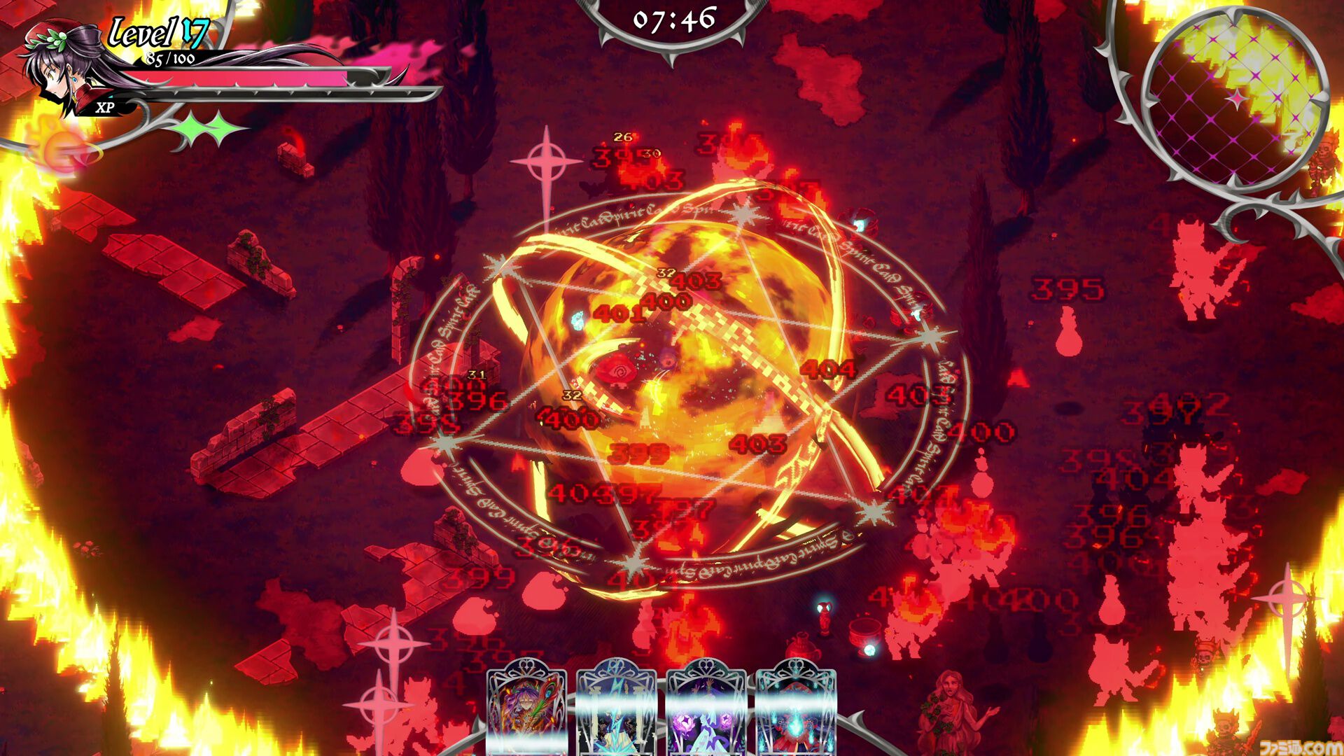『Hell Maiden』弾幕サバイバルデッキ構築アクション、早期アクセス版が7月16日配信。カードを収集・強化・融合して悪魔たちに立ち向かう