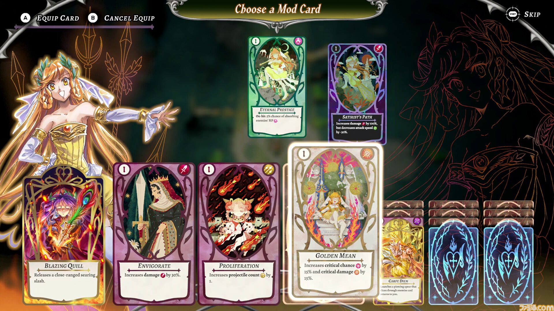 『Hell Maiden』弾幕サバイバルデッキ構築アクション、早期アクセス版が7月16日配信。カードを収集・強化・融合して悪魔たちに立ち向かう
