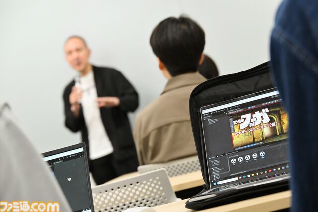 『戦場のフーガ』本物のゲームデータを丸ごと提供。CC2松山洋氏×大舘隆司氏が仕掛ける、東京情報デザイン専門職大学がガッツリ本気の産学連携授業を実施
