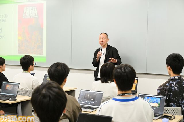 『戦場のフーガ』本物のゲームデータを丸ごと提供。CC2松山洋氏×大舘隆司氏が仕掛ける、東京情報デザイン専門職大学がガッツリ本気の産学連携授業を実施