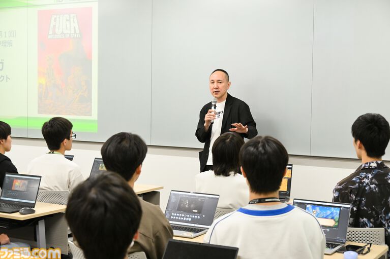『戦場のフーガ』本物のゲームデータを丸ごと提供。CC2松山洋氏×大舘隆司氏が仕掛ける、東京情報デザイン専門職大学がガッツリ本気の産学連携授業を実施