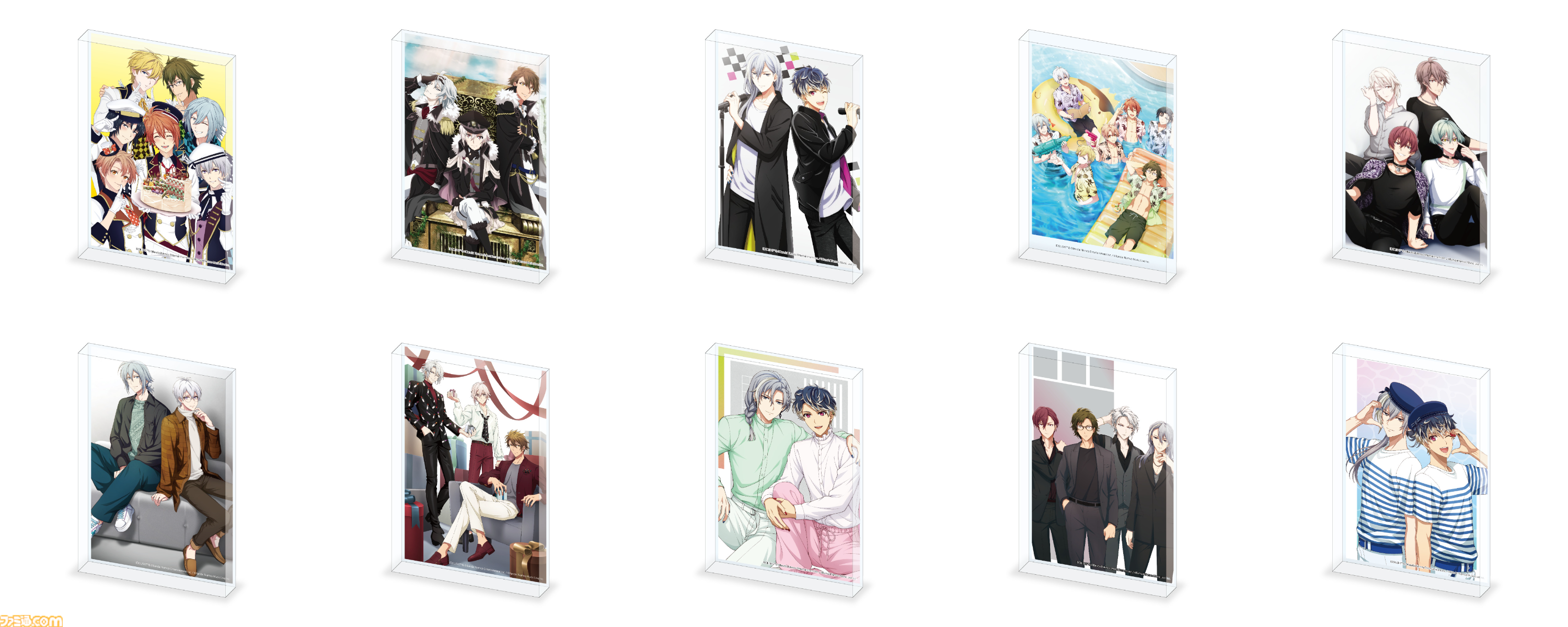 アイドリッシュセブン』週刊ファミ通10周年記念号／B's-LOG 表紙撮り