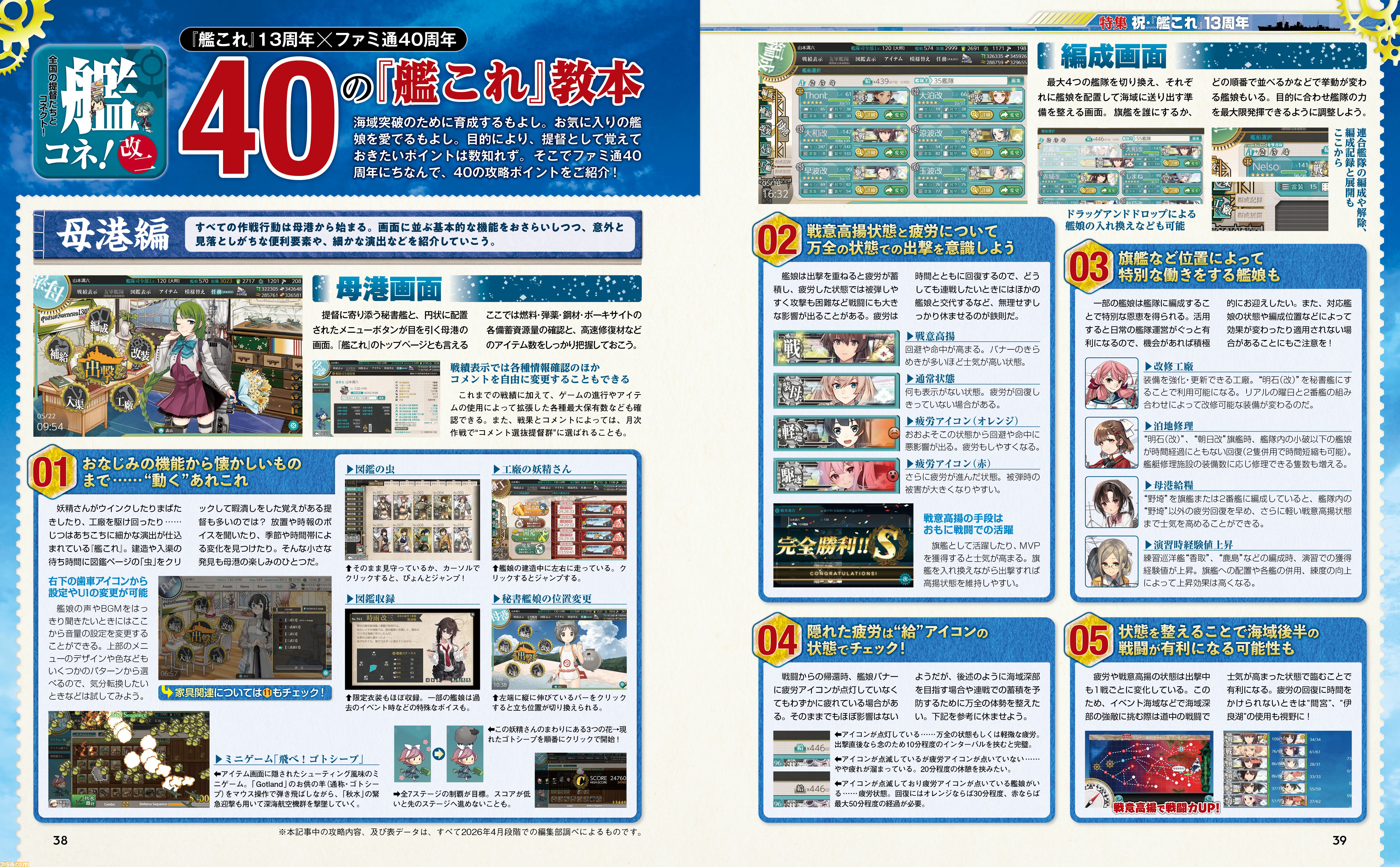 『艦隊これくしょん -艦これ-』13周年記念巻頭特集号が進水！ ファミ通40周年記念号第4弾と合わせて“13”と“40”に絡んだ特別企画（艤装）を多数搭載！【先出し週刊ファミ通】