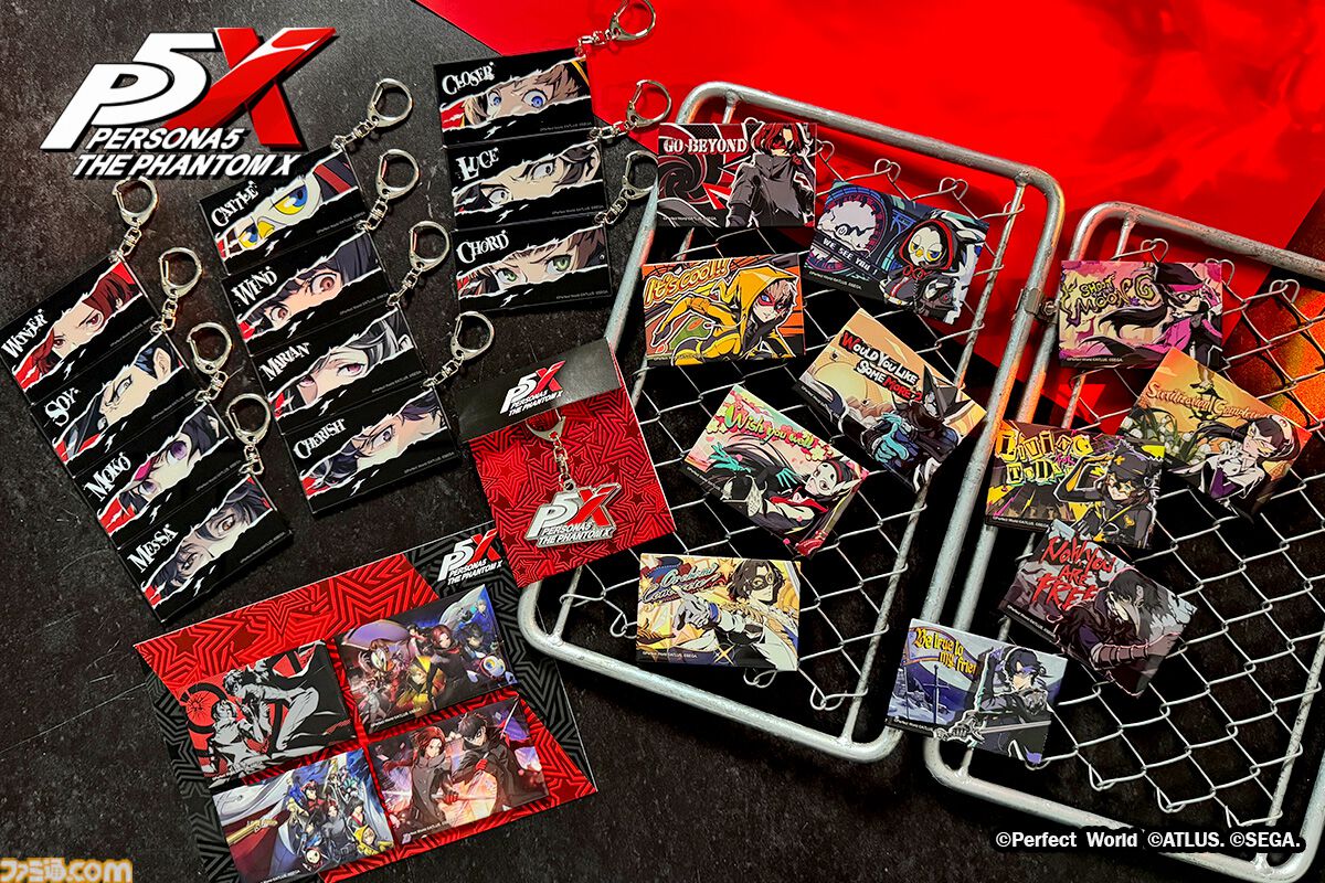 P5X』1周年記念アトラス公式グッズがアトラスDショップで予約開始